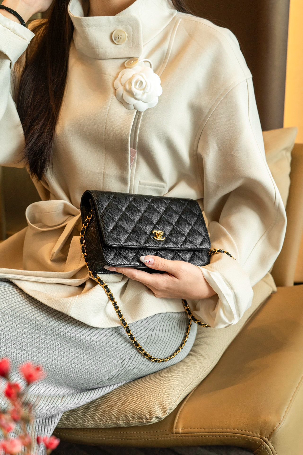 IMG_2338 Classic Chanel Flap Bag شانيل كلاسيكية - الصورة 1